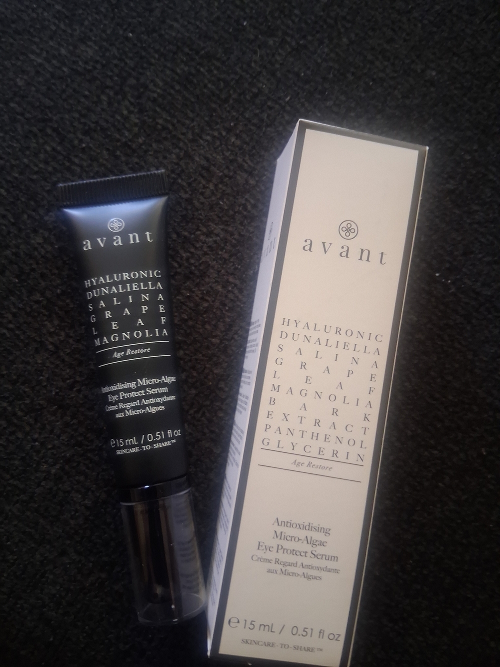 Avant Antioxidising Micro-Algae Eye Protect Serum - Black